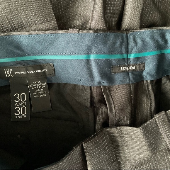 INC International Concepts Gray Dress Pants - Picture 5 of 9